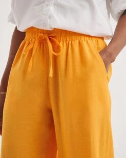Mango Linen Wide Leg Trousers -JD Williams Shop z01gz714742w